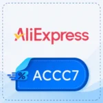 AliExpress discount code ACCC7